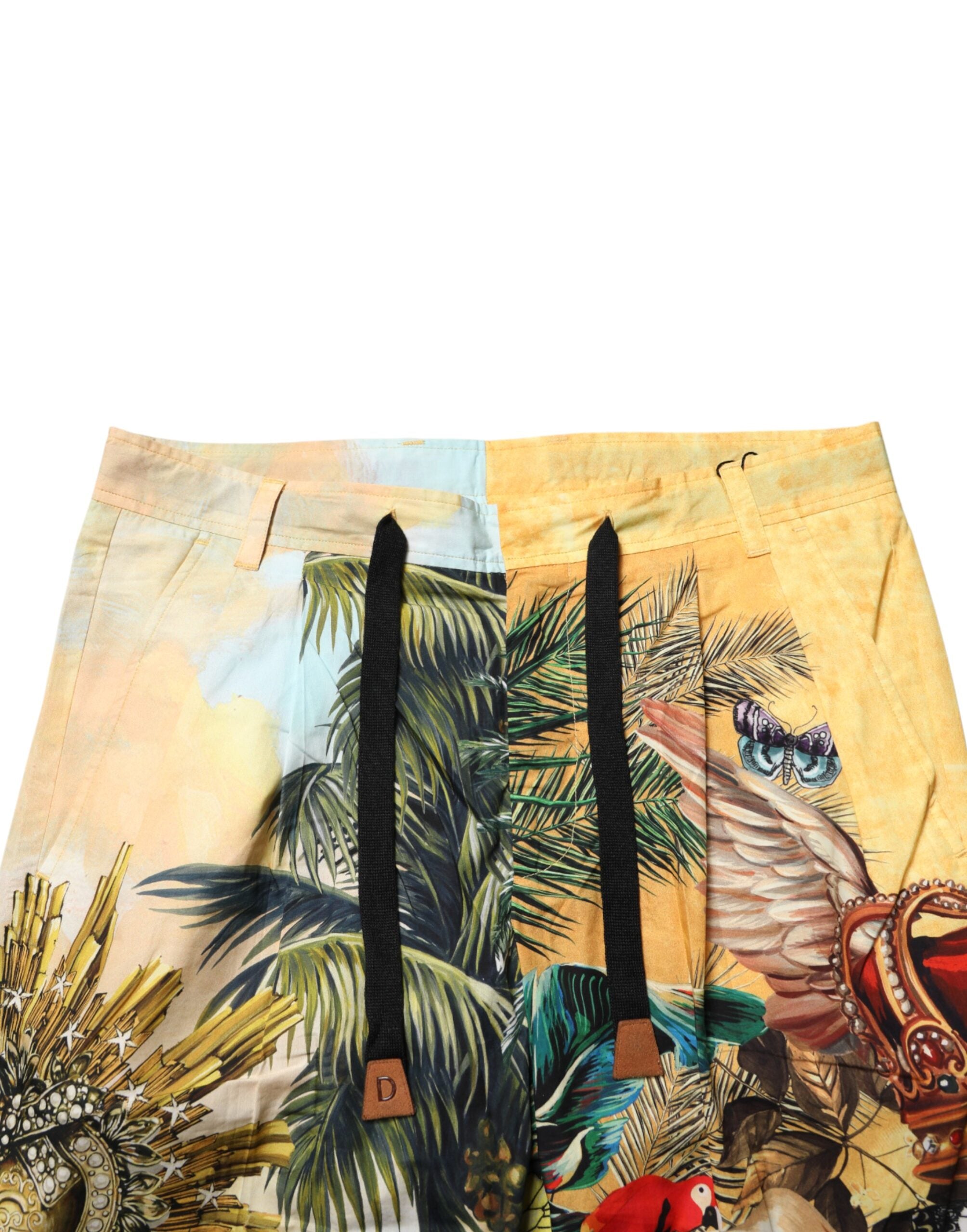 Mehrfarbige Tropical King Loungehose