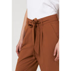 Braune Freizeithose aus Polyester