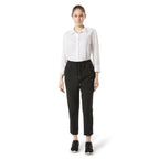 Gas Black Polyester Casual Pants