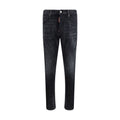 Black Cotton Denim Jeans