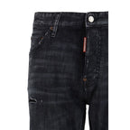 Black Cotton Denim Jeans