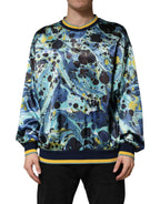 Pullover mit Marmorprint in mehreren Farben
