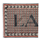 Lanvin Black Wool Foulard