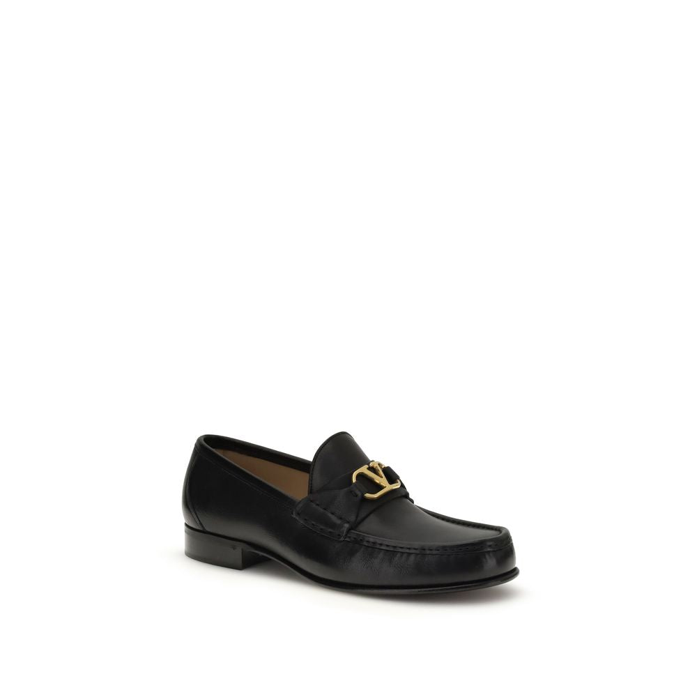 Mocassini Slip-On in Pelle di Vitello Nera Bos Taurus
