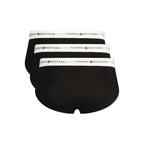 Herren-Slip aus schwarzer Baumwolle