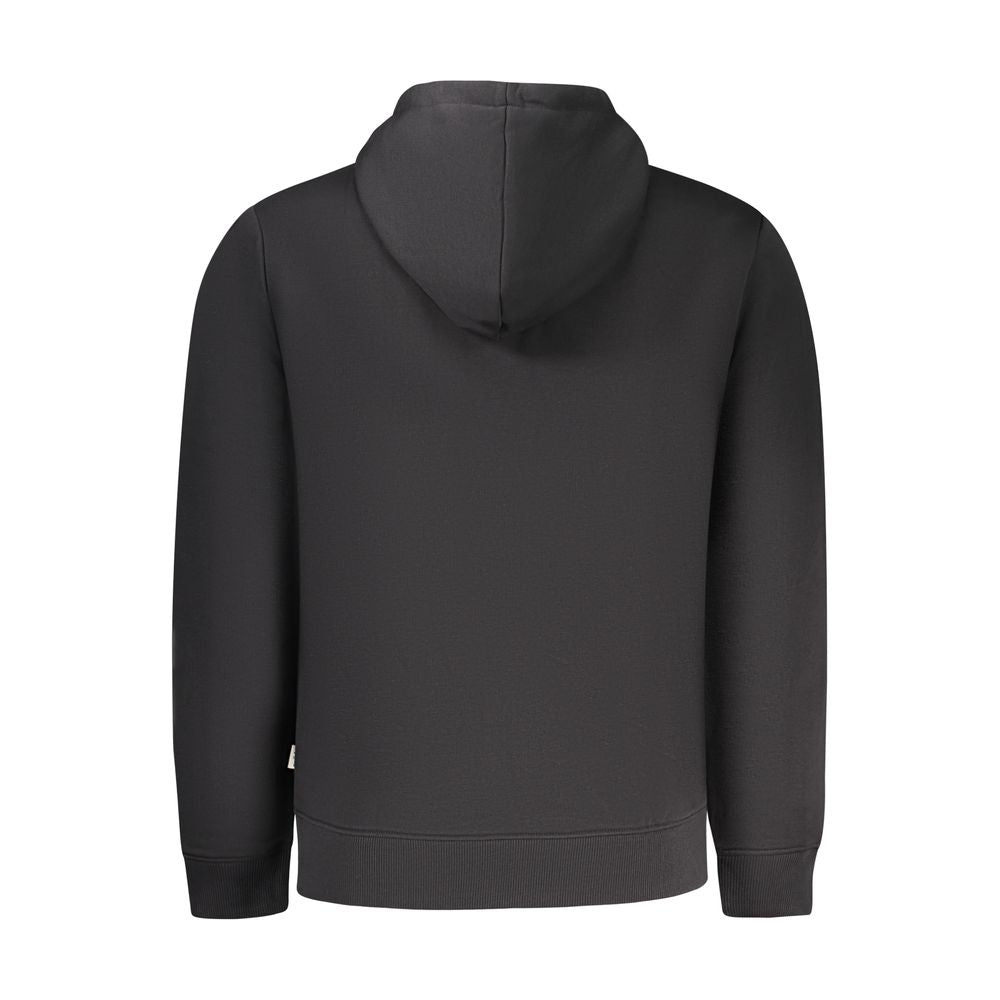Schwarzes Herren-Sweatshirt aus Baumwolle