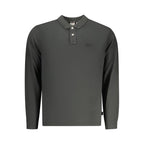 Black Cotton Men's Polo Shirt
