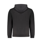 Herren-Sweatshirt aus schwarzem Polyester