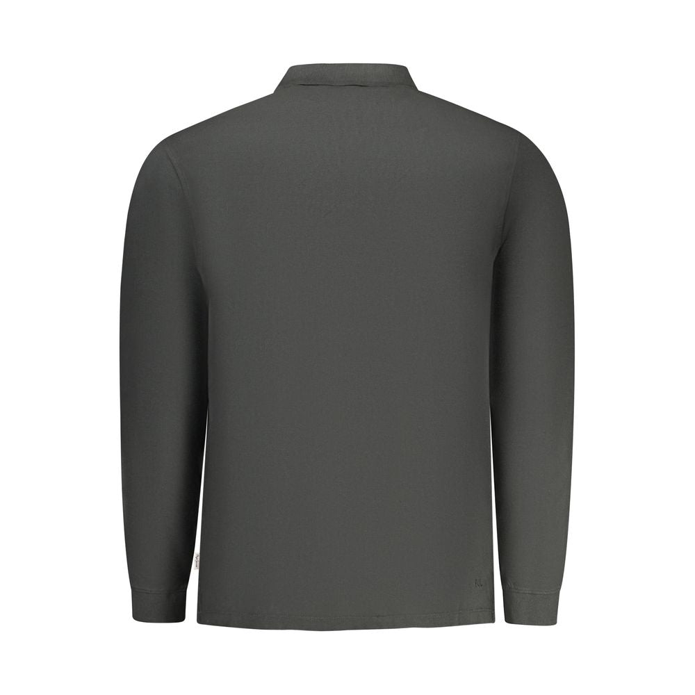 Black Cotton Men's Polo Shirt