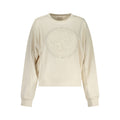 White Cotton Women Sweatshirt