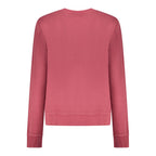 Rotes Baumwoll-Sweatshirt für Damen