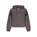 Felpa da donna in cotone nero
