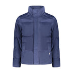 Blaue Polyester-Herrenjacke