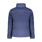 Blaue Polyester-Herrenjacke