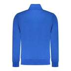 Blue Cotton Men Sweatshirt