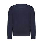 Blue Cotton Men Sweatshirt