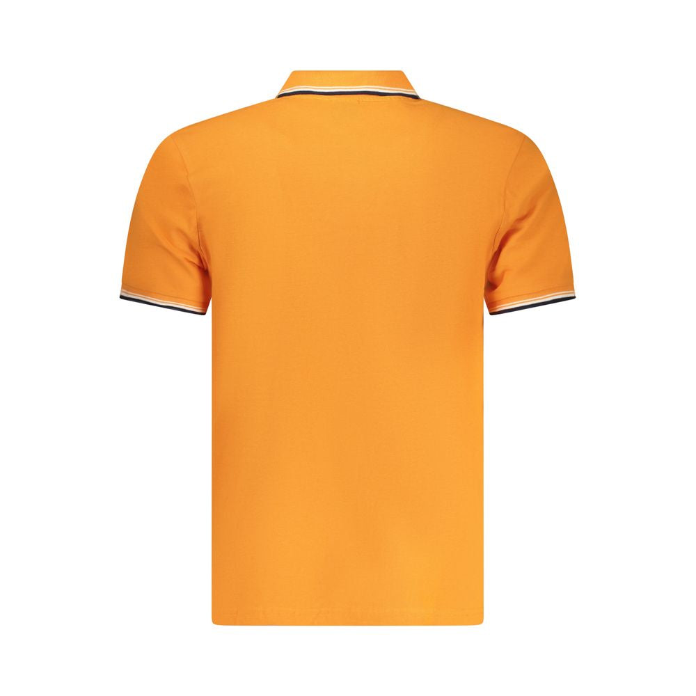 Orange Cotton Men's Polo