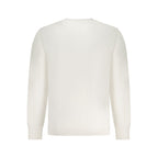 White Cotton Mens Sweatshirt