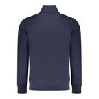 Blue Cotton Men Sweatshirt