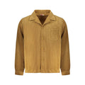 Braunes Polyester-Herrenhemd