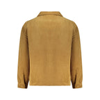 Braunes Polyester-Herrenhemd
