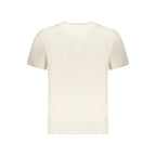 Beige Cotton Men's T-Shirt