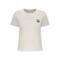 Weißes Damen-T-Shirt aus Baumwolle