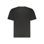 Schwarzes Herren-T-Shirt aus Baumwolle