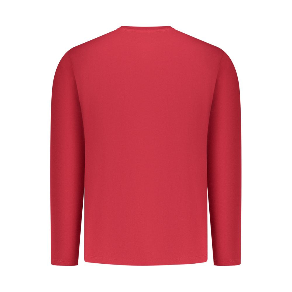 Rotes Baumwoll-Herren-T-Shirt
