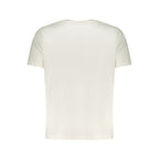 White Cotton Men T-Shirt