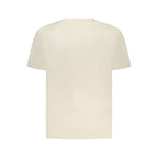 Beiges Herren-T-Shirt aus Baumwolle