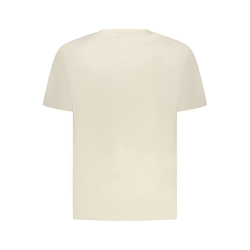 Beiges Herren-T-Shirt aus Baumwolle
