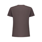 Black Cotton Women T-Shirt