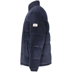 Blue Polyester Men's Jacket