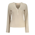 Beige Polyester Damenpullover