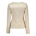 Beige Polyester Damenpullover