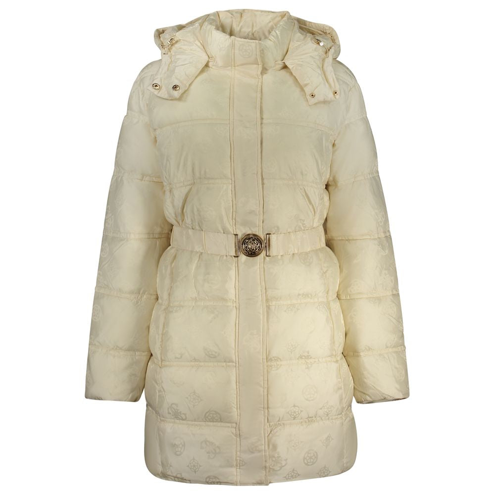Beige Polyamide Women's Jacket