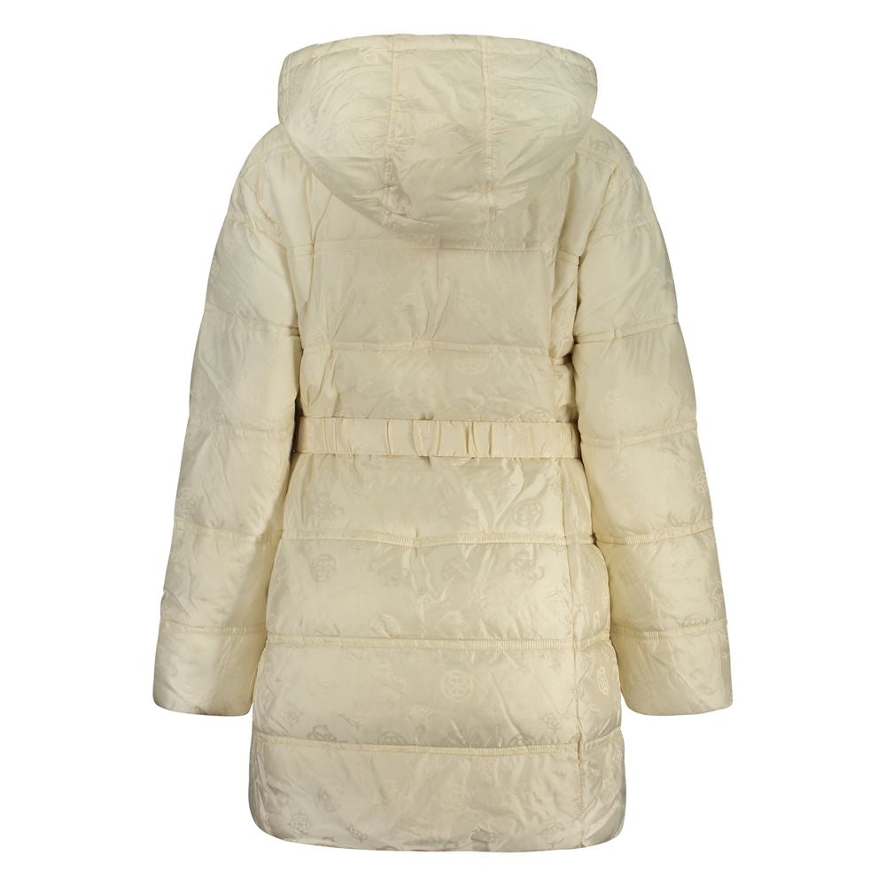 Beige Polyamide Women's Jacket