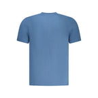 Blue Cotton Men's T-Shirt