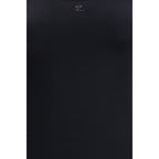 Black Elastane One-Piece Swimsuit