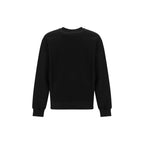 Schwarzes Baumwollsweatshirt