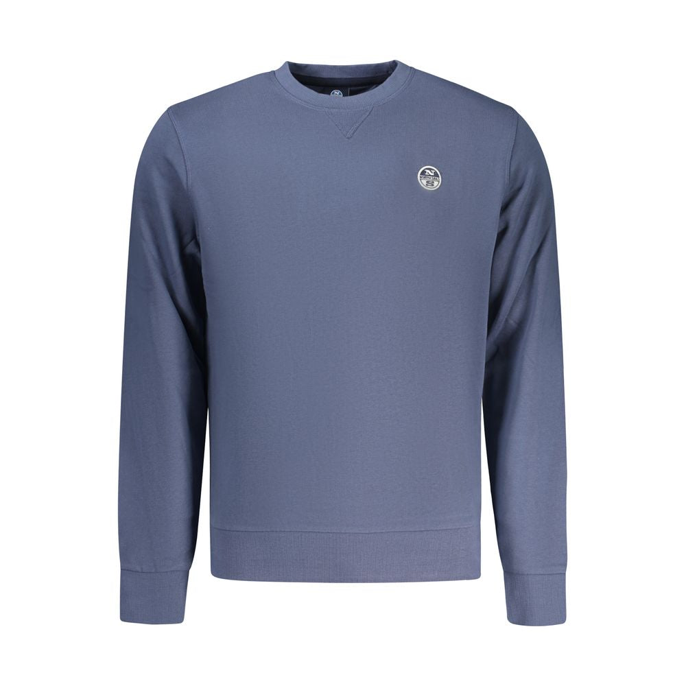 Herren-Sweatshirt aus blauer Baumwolle