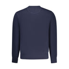 Blaues Herren-Sweatshirt aus Baumwolle