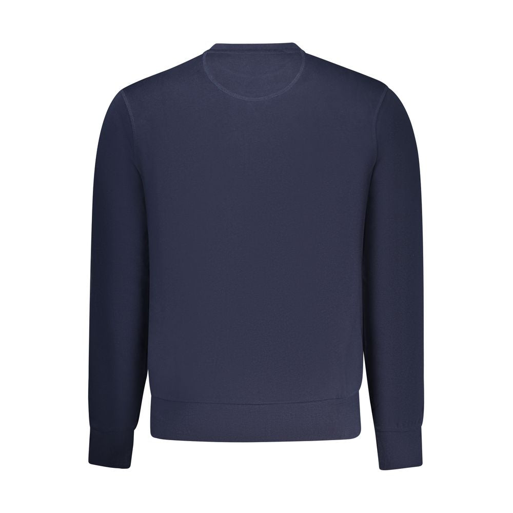 Blaues Herren-Sweatshirt aus Baumwolle
