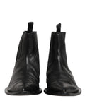 Chelsea Boots Herren Kurze Stiefeletten Schwarz
