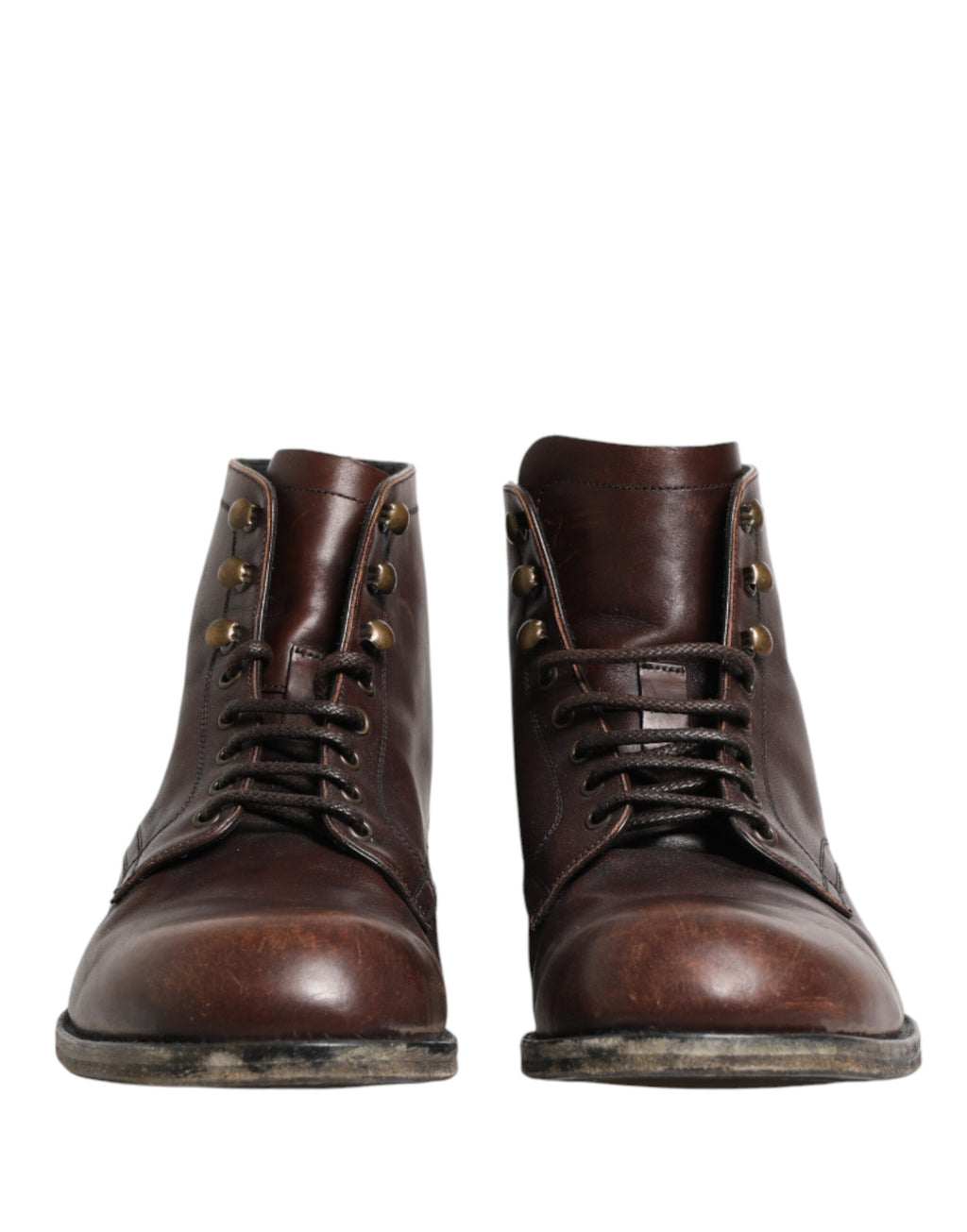 Braune Schnürstiefeletten Herrenschuhe