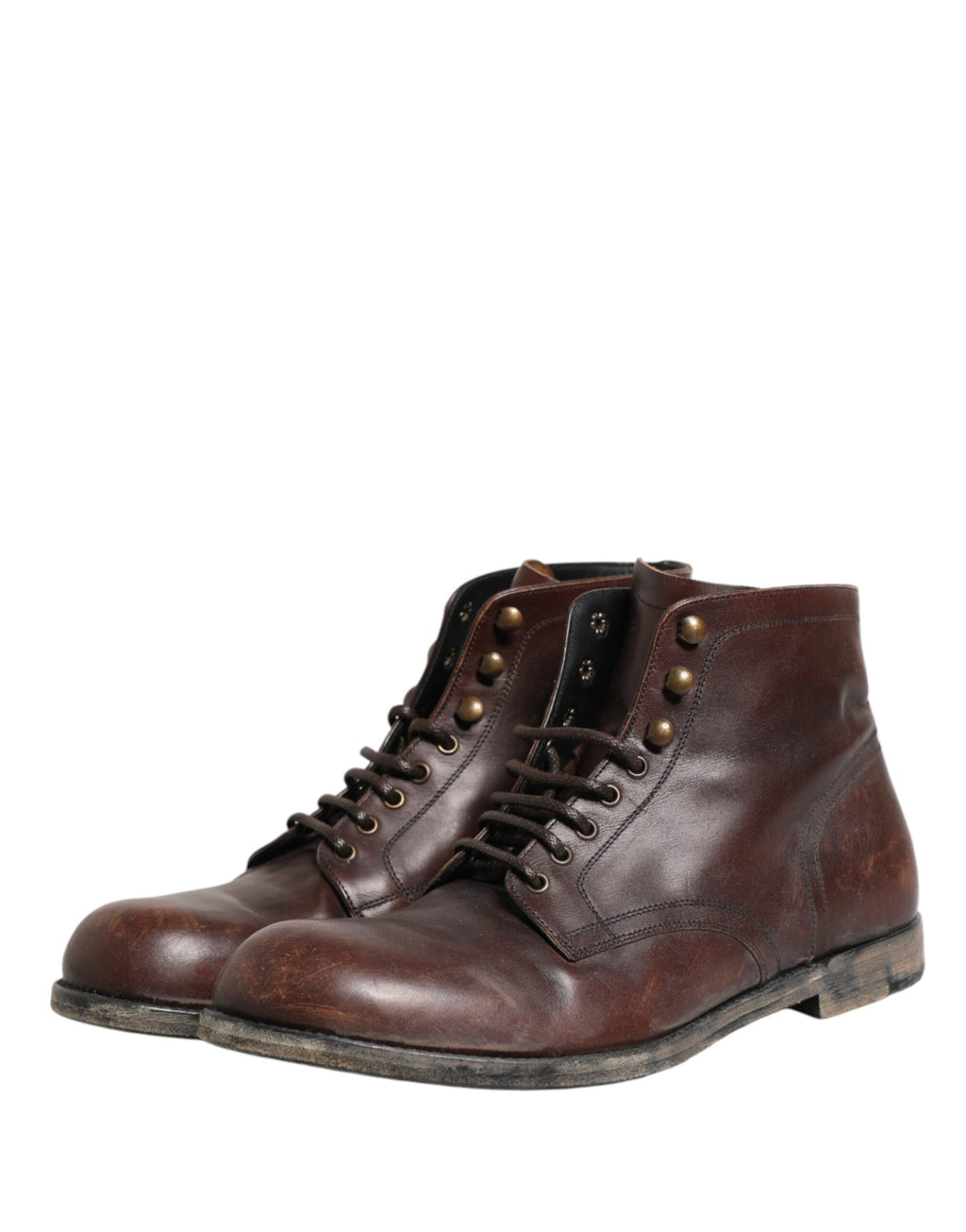 Braune Schnürstiefeletten Herrenschuhe