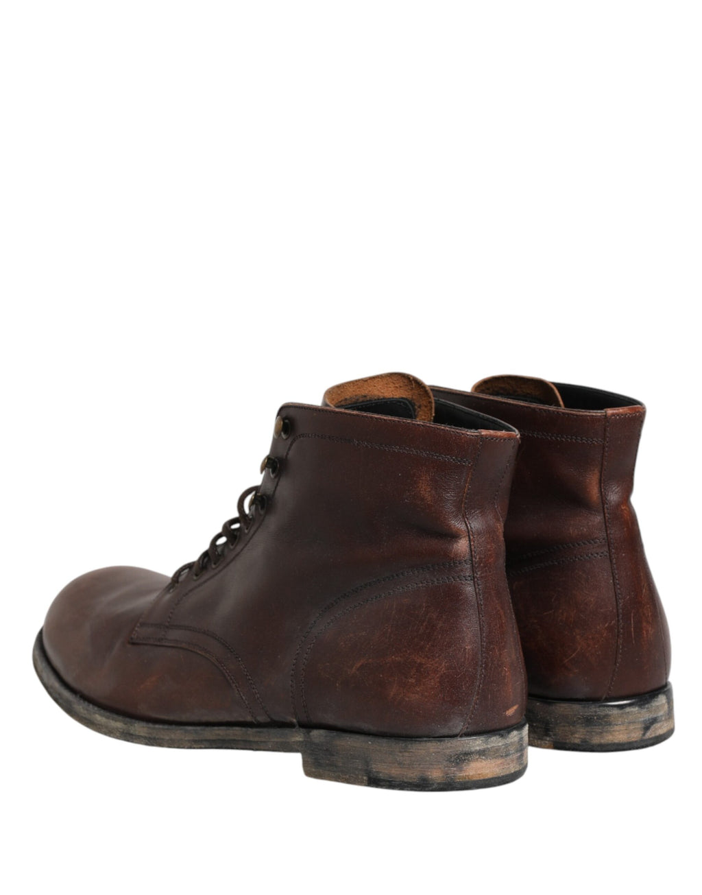 Braune Schnürstiefeletten Herrenschuhe