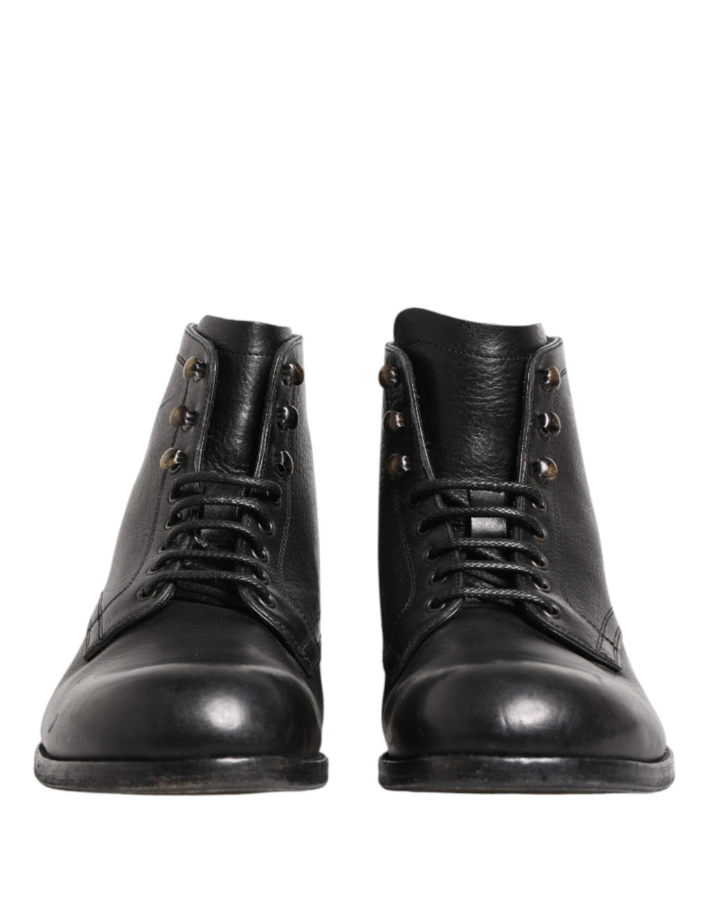 Schwarze geschnürte kurze Stiefeletten Herrenschuhe