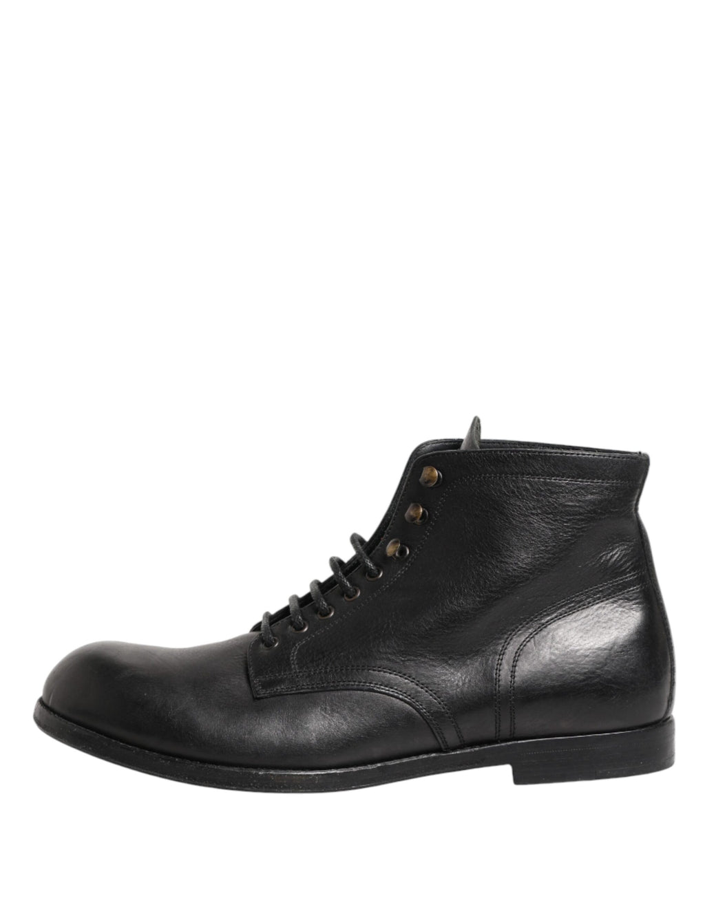 Schwarze geschnürte kurze Stiefeletten Herrenschuhe